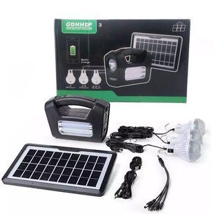 Портативная солнечная станция BL-80173, power bank, Li-Ion аккум., солнечная батарея, ЗУ 220V 9153 фото