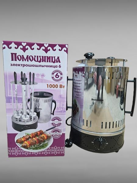 Шашличниця 6 шампурів, таймер, запасна колба, 1000Вт 3395 фото