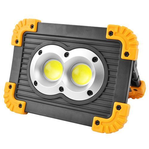 Прожектор светодиодный L802-20W-2COB+1W, 2x18650/3xAA, ЗУ micro USB, Power Bank 5587 фото