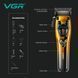 Аккумуляторная машинка для стрижки VGR V-668, VECTOR MOTOR 8000&ndash;11000 RPM, 6 насадок, LED дисплей 11281 фото 2