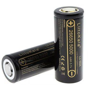 Акумулятор LiitoKala Lii-50A-JT 26650, високострумовий, 5000mAh, Li-Ion 11256 фото