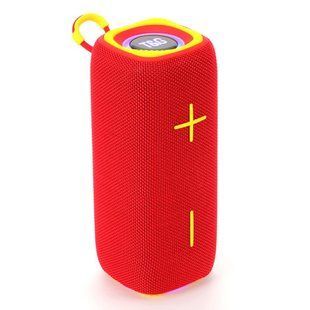 Bluetooth-колонка TG654 з RGB ПІДСВІТКОМ, speakerphone, радіо, red 10060 фото