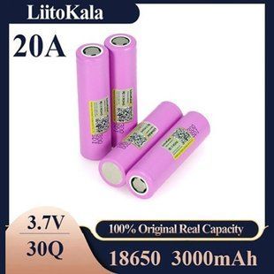 Акумулятор високострумовий 18650, LiitoKala 30Q, 3000mah 8948 фото