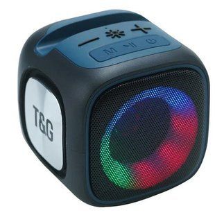 Bluetooth колонка TG359 з RGB підсвічуванням, FM-радіо, speakerphone, 15 Вт, Black 9960 фото