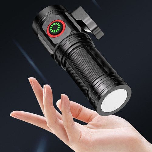 Ліхтар W5183-4XHP360 &mdash; ультраяскравий акумуляторний LED ліхтар з магнітом, стропорізом та зарядкою Type-C 9937 фото
