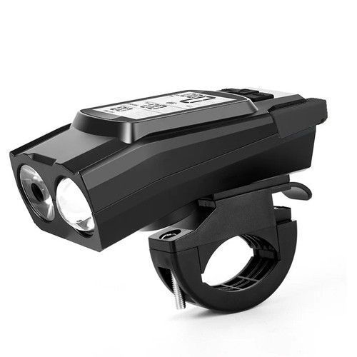 Велозвонок + компьютер + фара BK-1920-2T6, выносная кнопка, Waterproof, аккум., ЗУ micro USB 8380 фото
