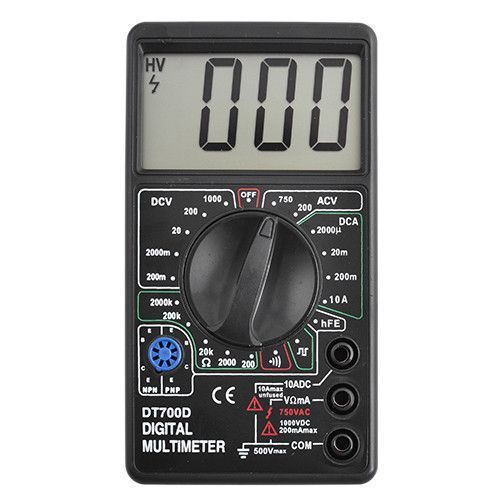 Тестер цифровий DT 700D мультиметр 124 фото