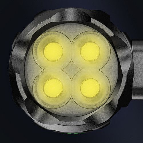 Ліхтар W5183-4XHP360 &mdash; ультраяскравий акумуляторний LED ліхтар з магнітом, стропорізом та зарядкою Type-C 9937 фото