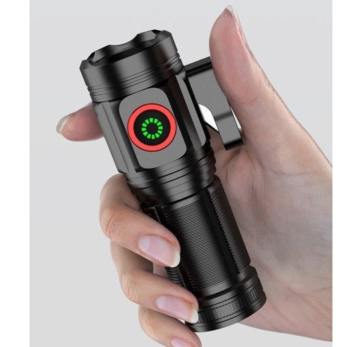 Ліхтар W5183-4XHP360 &mdash; ультраяскравий акумуляторний LED ліхтар з магнітом, стропорізом та зарядкою Type-C 9937 фото