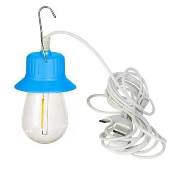Світлодіодна LED лампа V07-COB, кабель 3 м, гак, живлення від USB/Type-C (Yajia) 10882 фото
