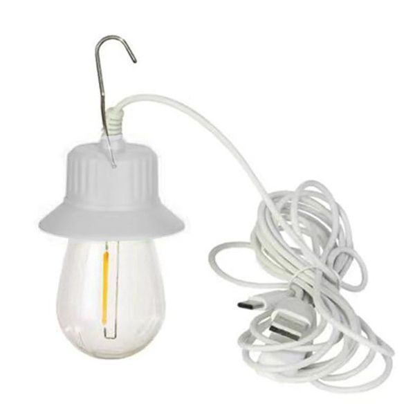 Світлодіодна LED лампа V07-COB, кабель 3 м, гак, живлення від USB/Type-C (Yajia) 10882 фото