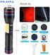 Фонарь PLD-231 WHITE LASER LED PM10-TG+COB(white+red), 1х26650, power bank, индикация заряда, ЗУ Type-C 9507 фото 1