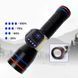 Фонарь PLD-231 WHITE LASER LED PM10-TG+COB(white+red), 1х26650, power bank, индикация заряда, ЗУ Type-C 9507 фото 4