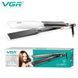 Выпрямитель для волос VGR V-519S WHITE, керамическое покрытие 38 мм, 100&ndash;230&deg;C, LED дисплей, 70 W 11286 фото 1