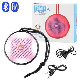 Bluetooth-колонка TG607, speakerphone, радио, black 8676 фото
