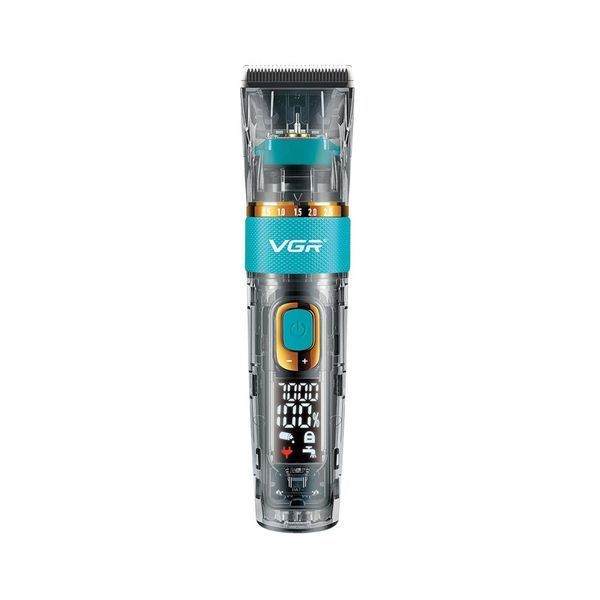 Машинка для стрижки VGR V-695 &mdash; 6 насадок, LED дисплей, регулятор высоты, аккумуляторная 10528 фото