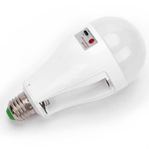 Светодиодная LED лампочка с аккумулятором Yajia FA-3920 Pro, 20W, E27, 2x18650, колпачек-кемпинг 10079 фото
