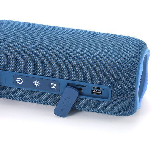 Bluetooth-колонка TG654 с RGB ПОДСВЕТКОЙ, speakerphone, радио, blue 10058 фото