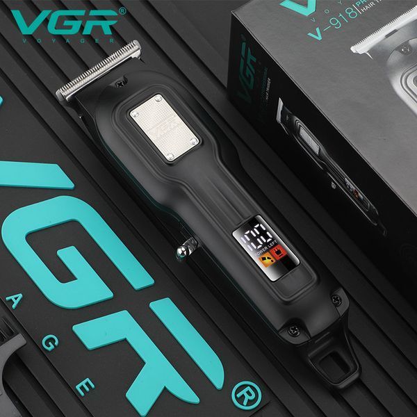 Тример VGR V-918 - універсальний триммер з LED дисплеєм і 4 насадками 10557 фото