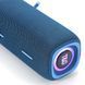 Bluetooth-колонка TG654 с RGB ПОДСВЕТКОЙ, speakerphone, радио, blue 10058 фото 4
