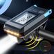 Велофара с компьютером и сигналом MT-088-T6, 450Lum, 18650 (2200mAh), выносная кнопка, Waterproof, ЗУ microUSB 9205 фото 1