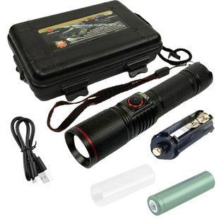 Ліхтар P520-P50, ЗП Type-C, 1x18650/3xAAA, zoom, індикація заряду, ремінець 8502 фото