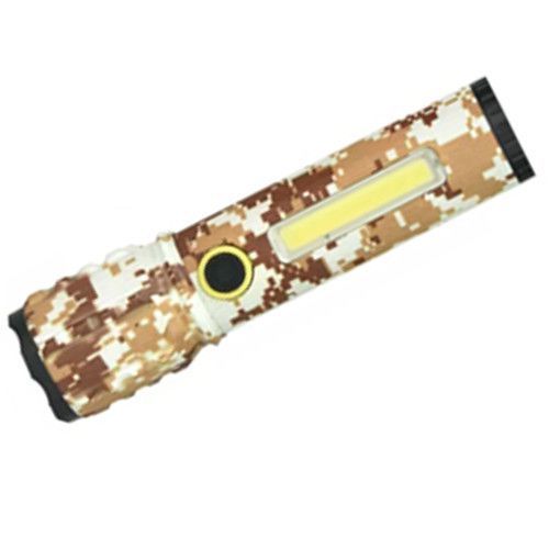 Ліхтар C71M-P50+COB camouflage, Li-Ion акумулятор, zoom, ЗУ microUSB 8965 фото