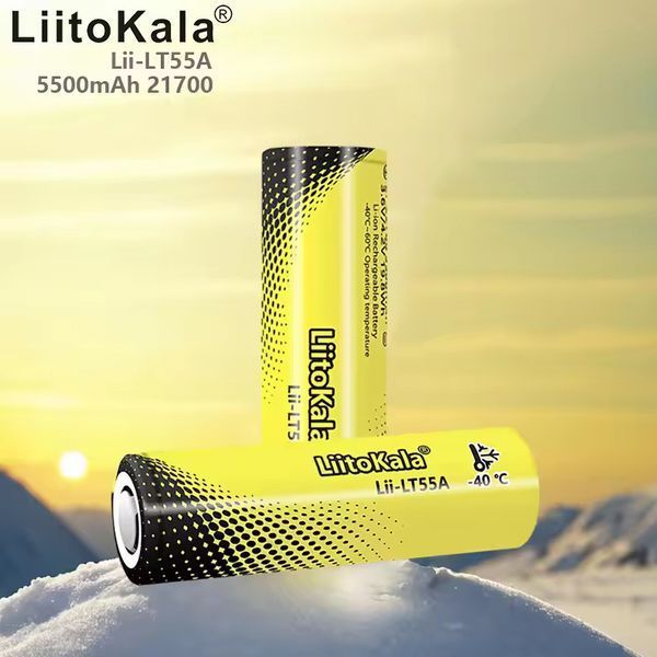 Акумулятор LiitoKala 21700 LT55, 5500mAh, Li-Ion, оригінал 11039 фото