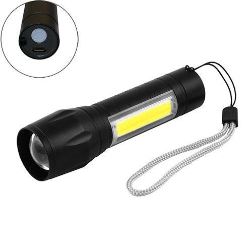Ліхтар Police 511-XPE+COB, Li-Ion акумулятор, zoom, ЗУ mircoUSB 7321 фото