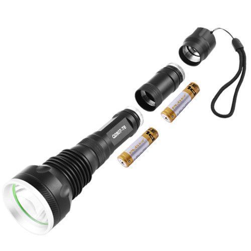 Ліхтар тактичний Police Q2807-T6, підствольний, виносна кнопка, ЗУ 220V/12V, 2х18650/1х18650 7526 фото