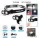 Фонарь налобный SH-T808-2XPE+20SMD(white+red), Motion Sensor 9944 фото 1