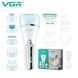 Эпилятор VGR V-733 6 в 1 BLUE с LED дисплеем, 12 насадок, влагозащита IPX7 10533 фото 1