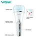 Эпилятор VGR V-733 6 в 1 BLUE с LED дисплеем, 12 насадок, влагозащита IPX7 10533 фото 5