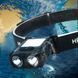 Фонарь налобный SH-T808-2XPE+20SMD(white+red), Motion Sensor 9944 фото 5