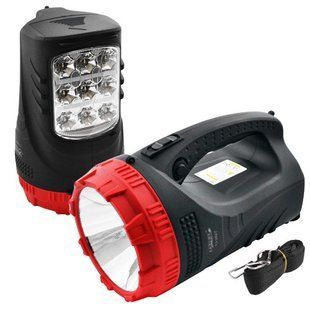 Фонарь переносной аккумуляторный Luxury 2827, 3W+9LED/25LED (Yajia) 3381 фото
