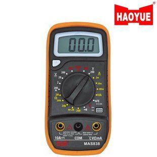 Цифровий мультиметр HAOYUE MAS838, з щупами та термопарою 10963 фото