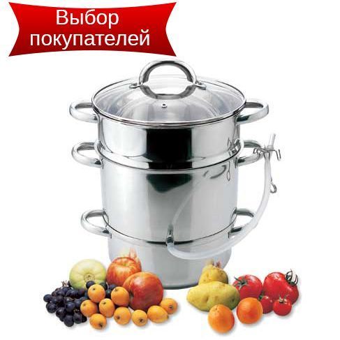 Соковарка Maestro Rainbow MR 1030 - 8л ( нержавеющая сталь ) 1030 фото