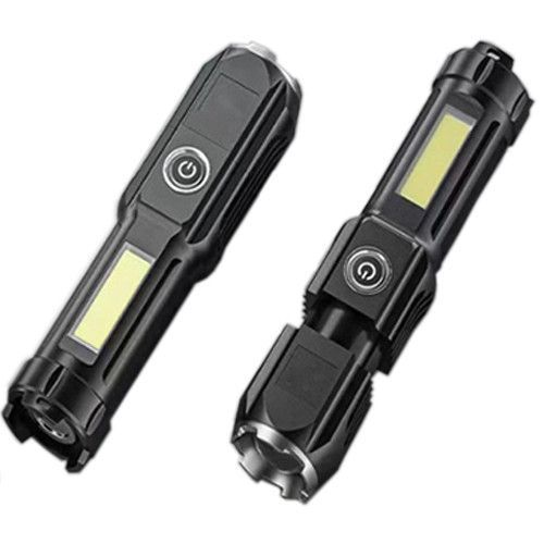 Фонарь 81022-XPE+COB, Li-Ion аккумулятор, zoom, ЗУ Type-C 8960 фото