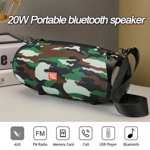 Bluetooth-колонка TG534, з функцією speakerphone, радіо, camouflage 10055 фото
