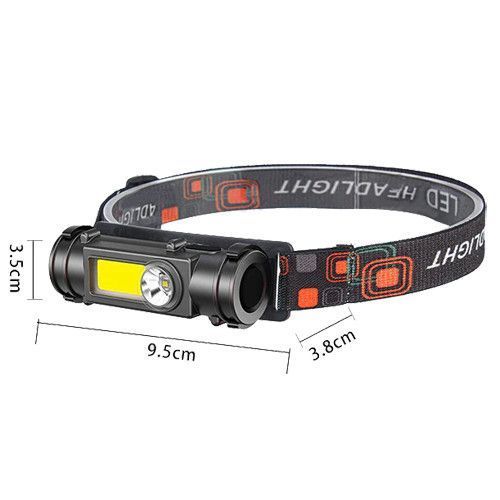 Фонарь налобный GL-211-ХРЕ-COB 8890 фото