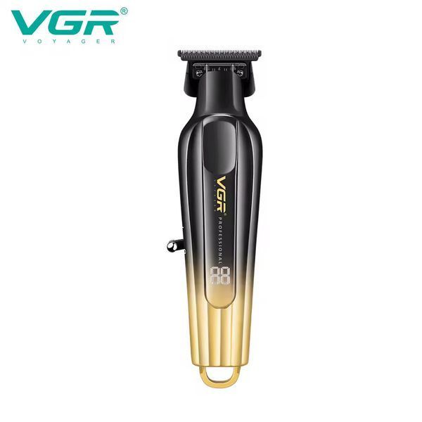 Триммер VGR V-935 GOLD, аккумуляторный, 5 насадок, 7000 об/мин, LED дисплей, для бороды и волос 11188 фото