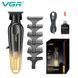 Триммер VGR V-935 GOLD, аккумуляторный, 5 насадок, 7000 об/мин, LED дисплей, для бороды и волос 11188 фото 1