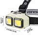 Ліхтар налобний HX-816-2COB(white+red), Waterproof 9912 фото 4