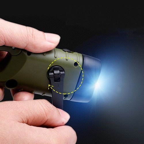 Ліхтар переносний LS-015-3х0.5W, Li-Ion акумулятор, динамо, сонячна батарея, карабін 8964 фото