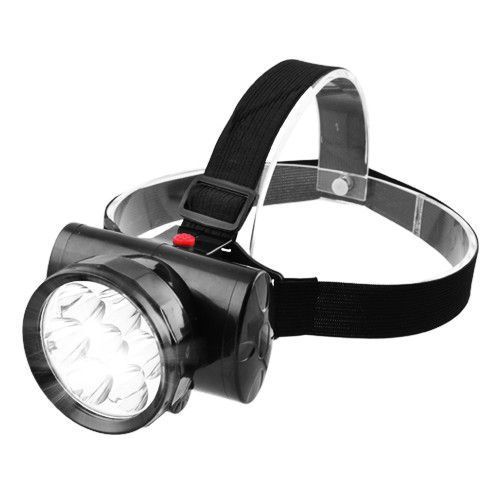 Фонарь налобный Luxury 1858, 7LED, 220V, встроенный аккумулятор (Yajia) 229 фото