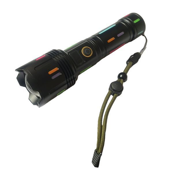 Фонарь NIGHT VISION FLUORESCENCE G671/G25 &mdash; мощный WHITE LASER LED с Power Bank, Type-C зарядкой и zoom 10097 фото
