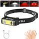 Ліхтар налобний BL-T124-ХРЕ+COB (White+Red), Motion Sensor, 1x18650, ЗП Type-C 8889 фото 1
