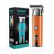 Триммер VGR V-943 ORANGE, аккумуляторный, 3 насадки, LED дисплей, для бороды и окантовки 11187 фото 4