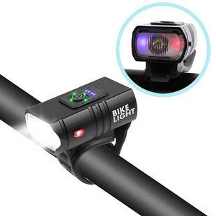 Велофонарь BK-01Pro-XPE ULTRA LIGHT, ALUMINUM, индикация заряда, Waterproof, аккум., ЗУ micro USB 8066 фото