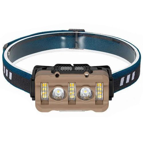 Ліхтар налобний W-6112A-2XPE+12SMD+6SMD(white+red), Motion Sensor, індикація заряду 9907 фото
